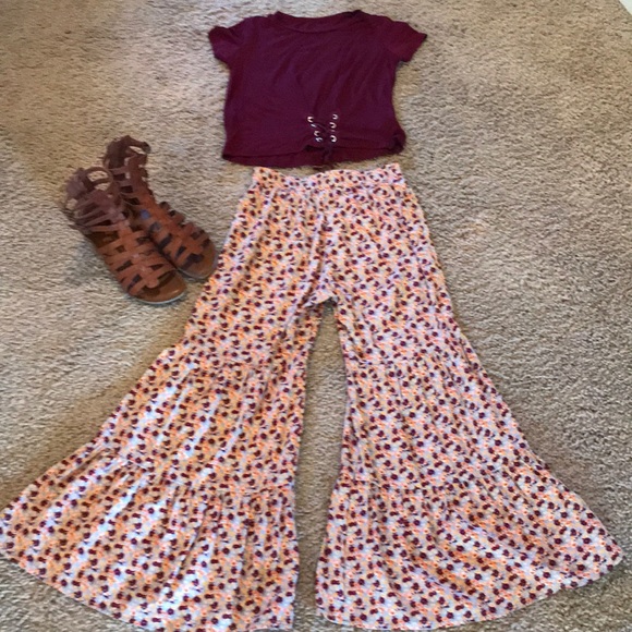 Other - Girls Boho Flared Pants